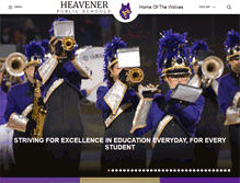 Tablet Screenshot of heavenerschools.org