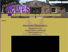 Tablet Screenshot of elementary.heavenerschools.org